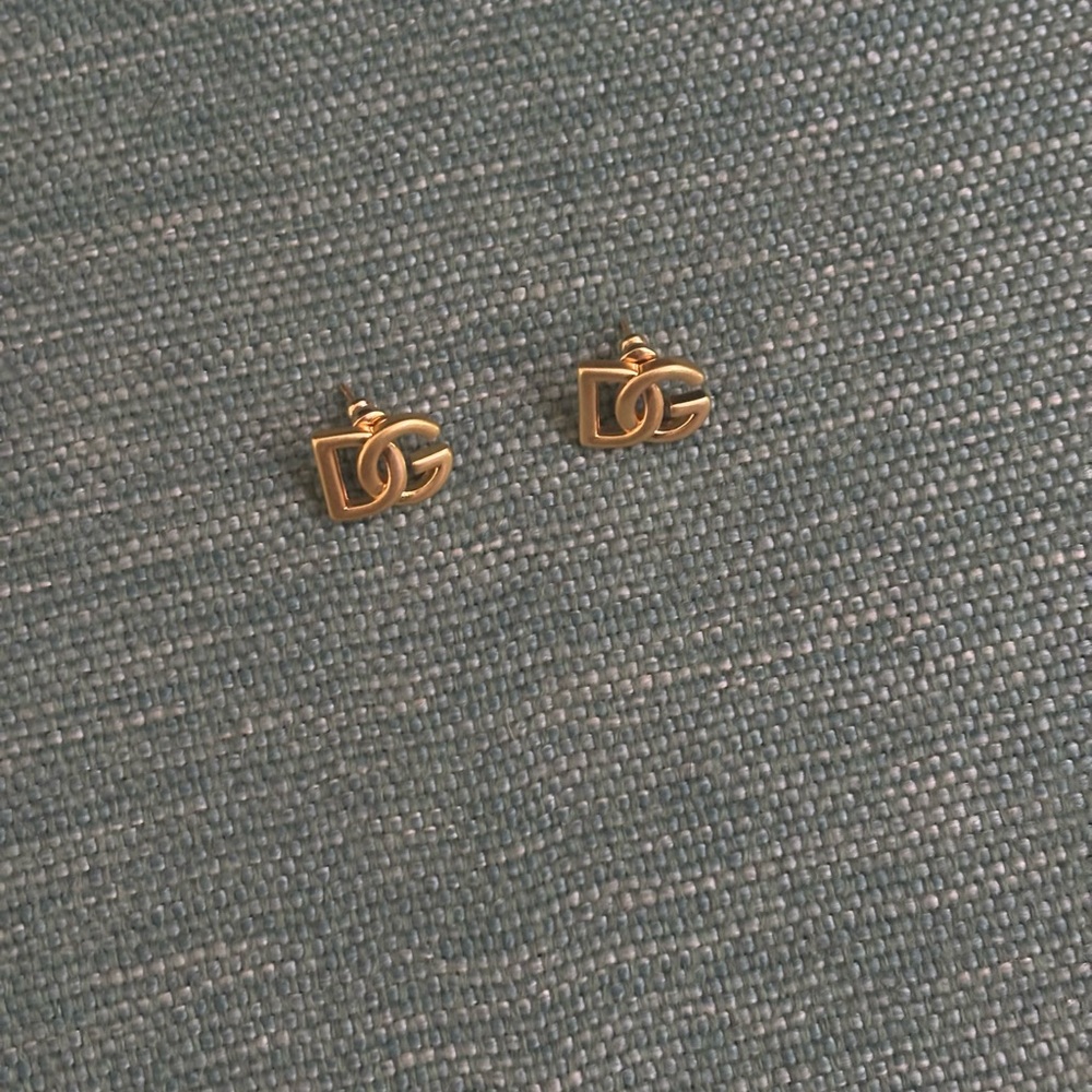 DG Gold Logo Earrings